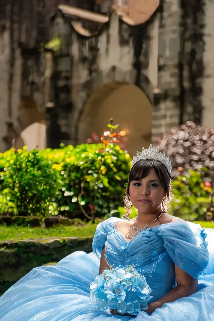 Foto estudio para XV años en el Desierto de los Leones CDMX